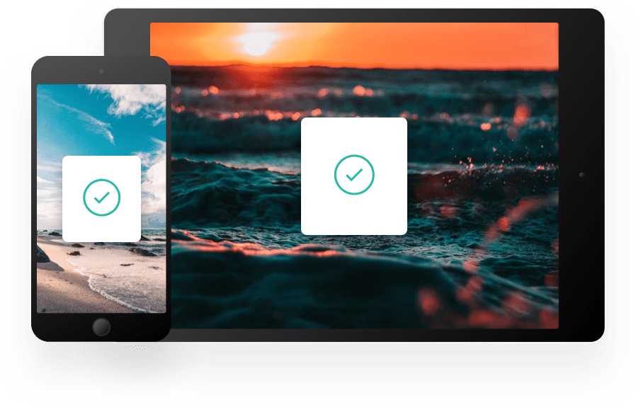 Clipboard app on a tablet and smartphone